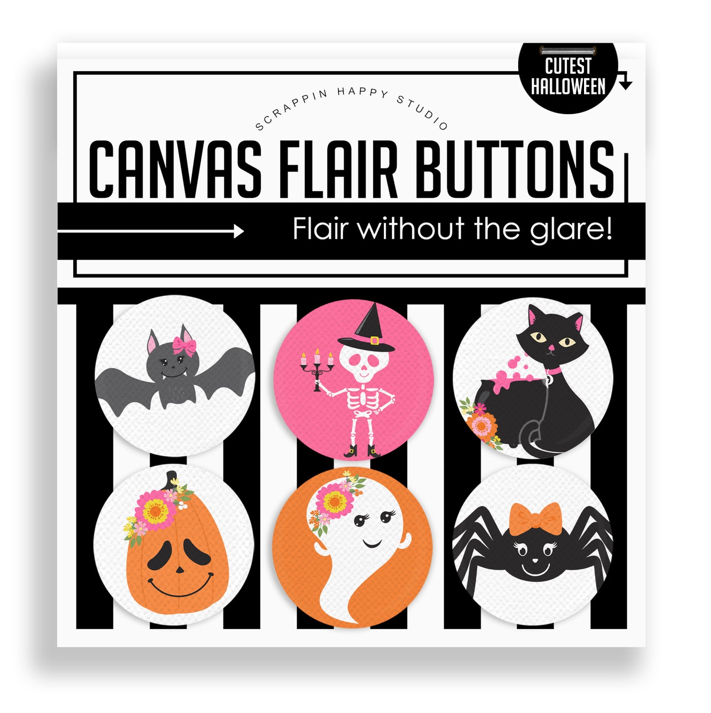 Cutest Halloween Flair Buttons