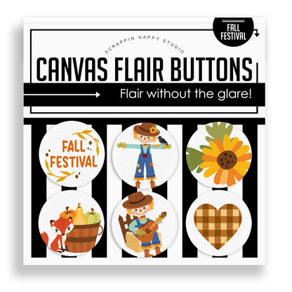 Fall Festival Flair Buttons