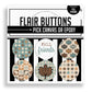 Fall Friends Flair Buttons