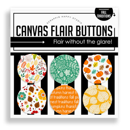 Fall Traditions Flair Buttons