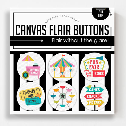 Fun Fair Flair Buttons