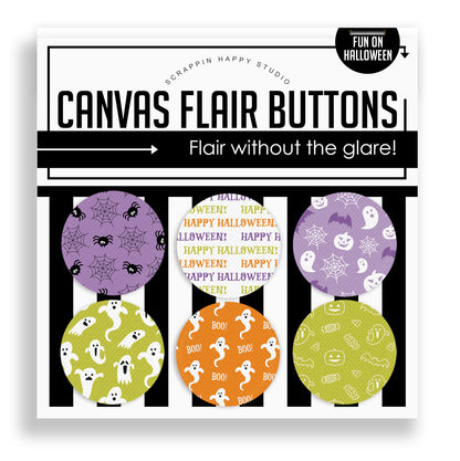 Fun On Halloween Flair Buttons