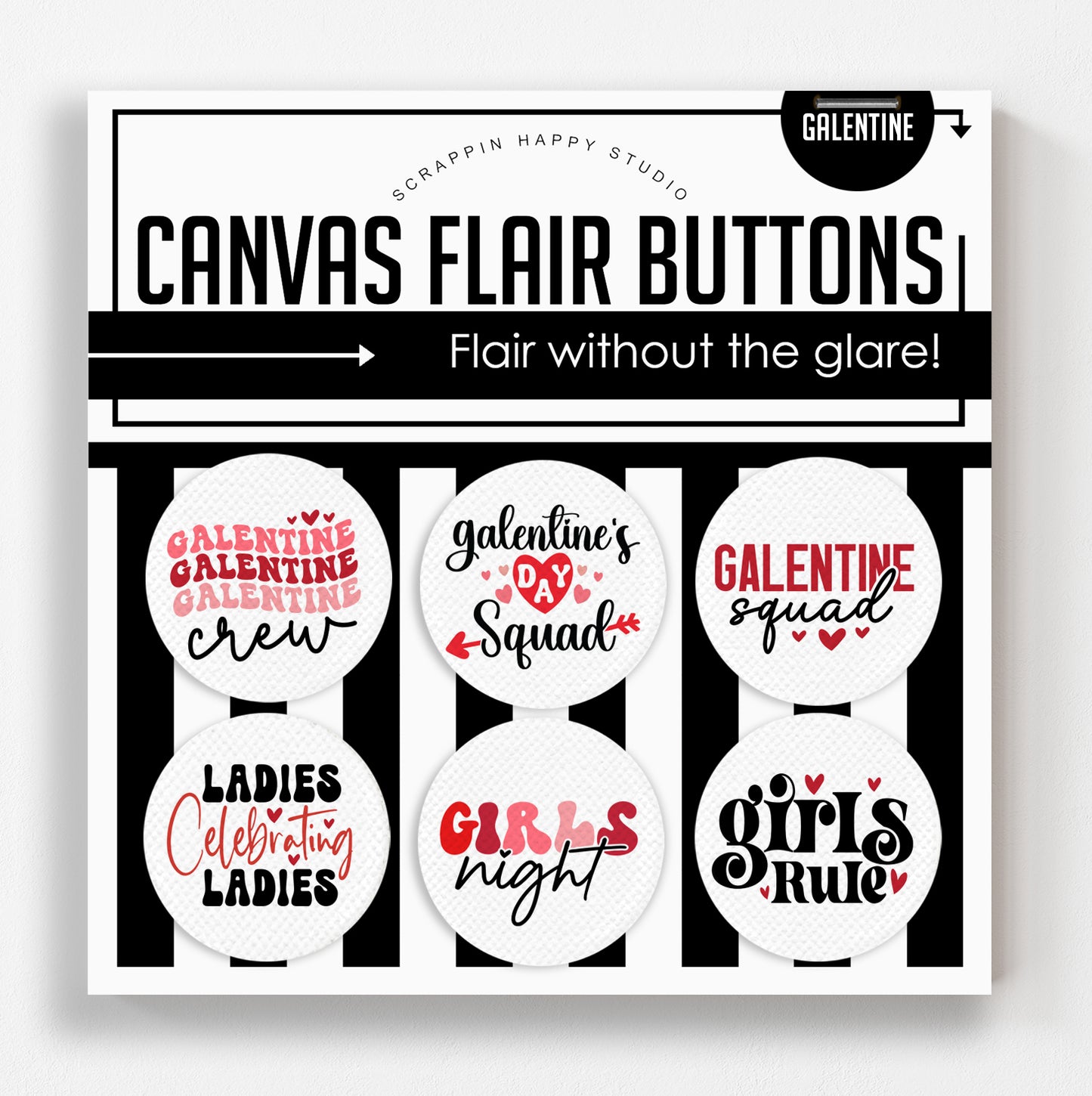 Galantine Flair Buttons