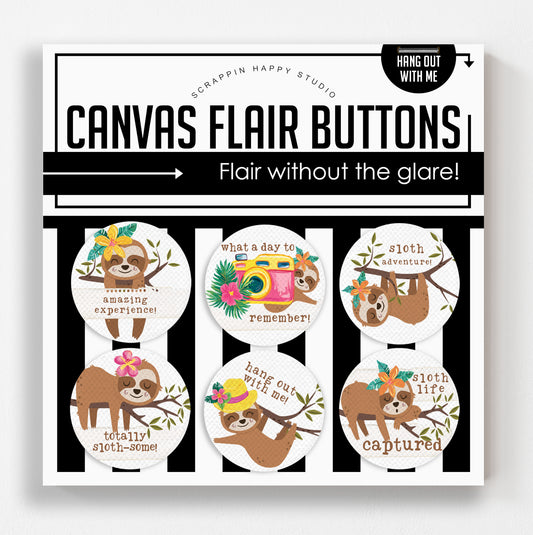 Hang Out With Me Buttons