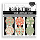 Happy Fall Florals Flair Buttons