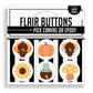 Happy Turkey Flair Buttons