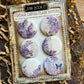 Vintage Lilac Canvas Flair Buttons