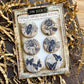 Vintage Buzzing Summer Canvas Flair Buttons