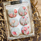 Vintage Spring Tulips Canvas Flair Buttons