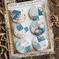 Vintage Patchwork Quilt Canvas Flair Buttons