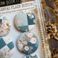 Vintage Patchwork Quilt Canvas Flair Buttons