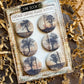 Vintage Farm Tree Canvas Flair Buttons