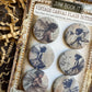 Vintage Fairy Canvas Flair Buttons