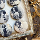 Vintage Lady Canvas Flair Buttons