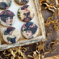 Vintage Victorian Lady Canvas Flair Buttons