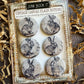 Vintage Bunny Canvas Flair Buttons