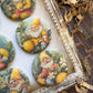 Vintage Lemon Gnome Canvas Flair Buttons
