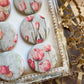 Vintage Spring Tulips Canvas Flair Buttons