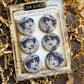 Vintage Women Canvas Flair Buttons