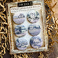 Lavender Fields Canvas Flair Buttons