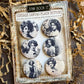 Vintage Lady Canvas Flair Buttons