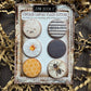 Vintage Bee Hive Canvas Flair Buttons