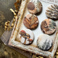 Vintage Autumn Forest Canvas Flair Buttons