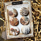 Vintage Autumn Forest Canvas Flair Buttons