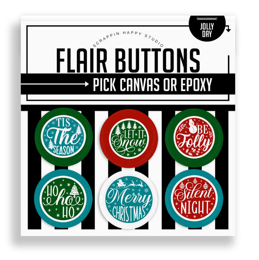 Jolly Days Flair Buttons