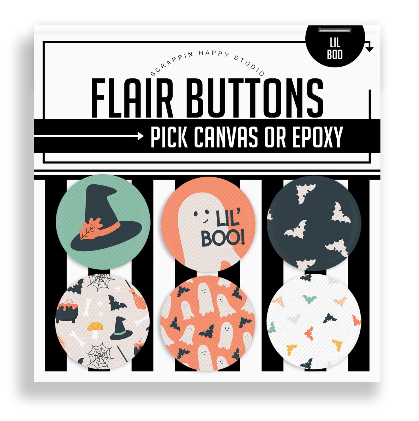 Lil' Boo Flair Buttons