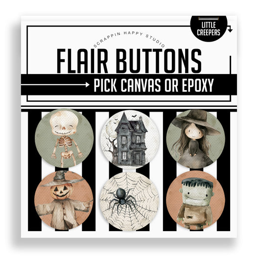 Little Creepers Flair Buttons