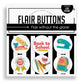 Love School Flair Buttons