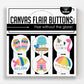 Love Swimming Flair Buttons