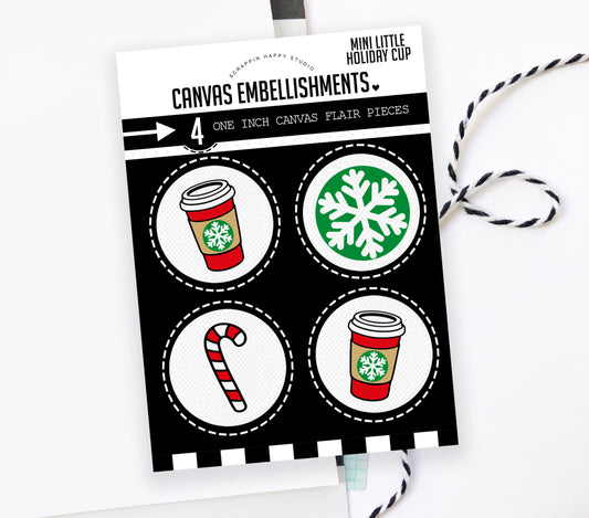 Little Holiday Cup Canvas Flair
