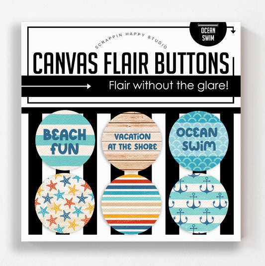 Ocean Swim Canvas Flair