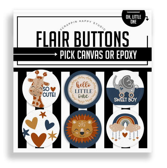 Oh Little One Flair Buttons