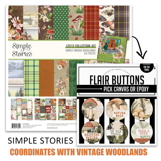 On The Trail Flair Buttons
