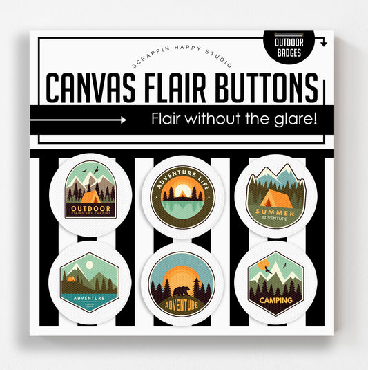 Outdoor Badges Canvas Flair