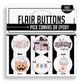 Pastel Halloween Flair Buttons