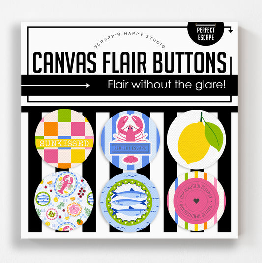 Perfect Escape Flair Buttons