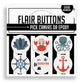 Seaside Memories Flair Buttons
