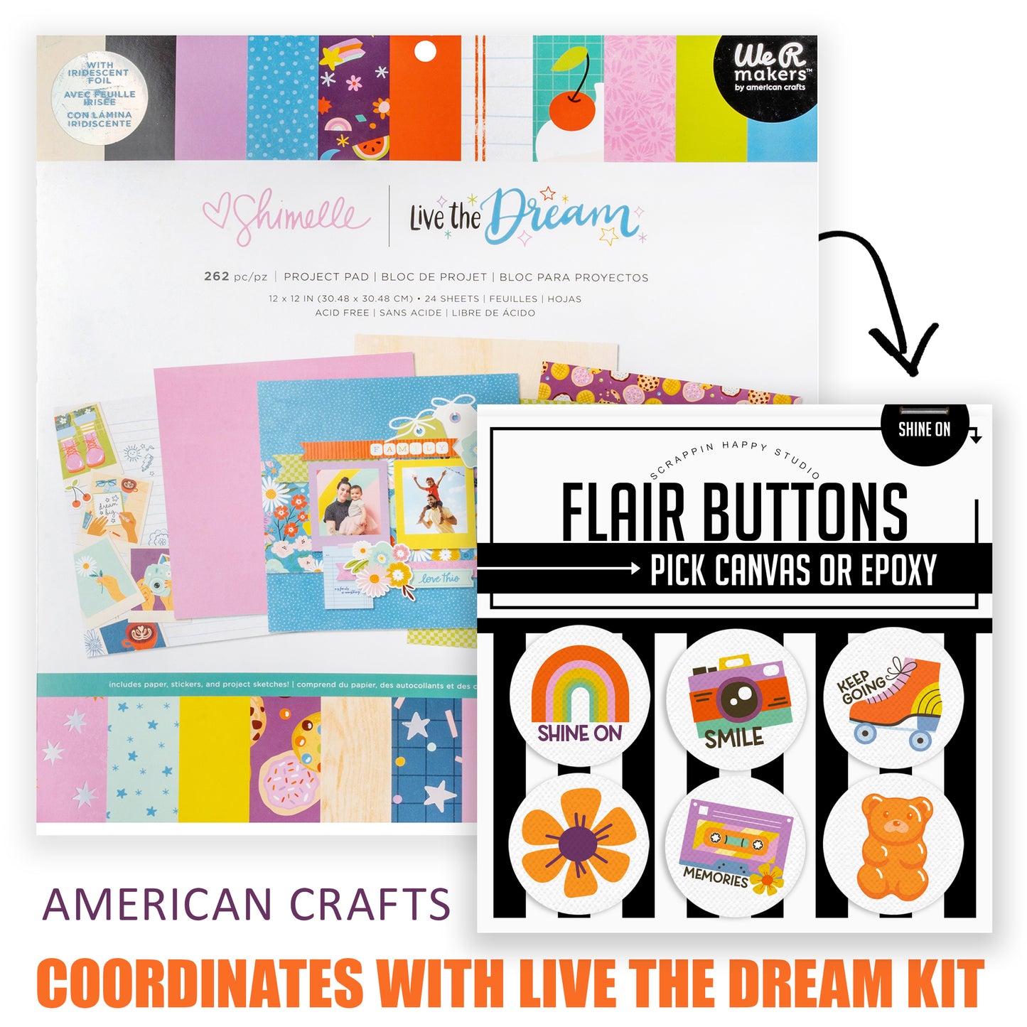 Shine On Flair Buttons