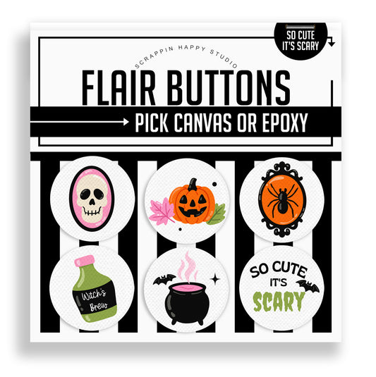 So Cute It's Scary Flair Buttons