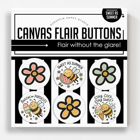 Sweet As Summer Flair Buttons