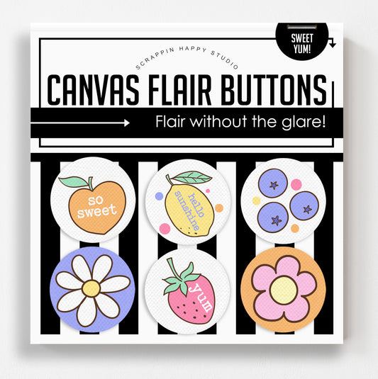 Sweet Yum Flair Buttons