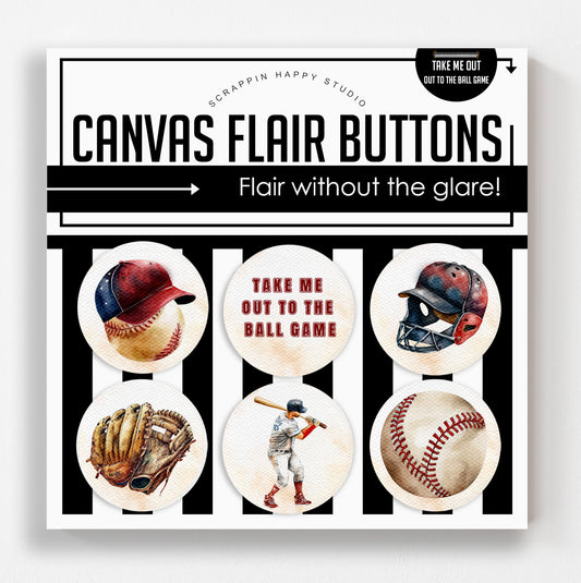 Take Me Out To The Ball Game Canvas Flair