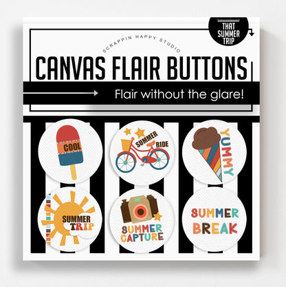 That Summer Trip Flair Buttons