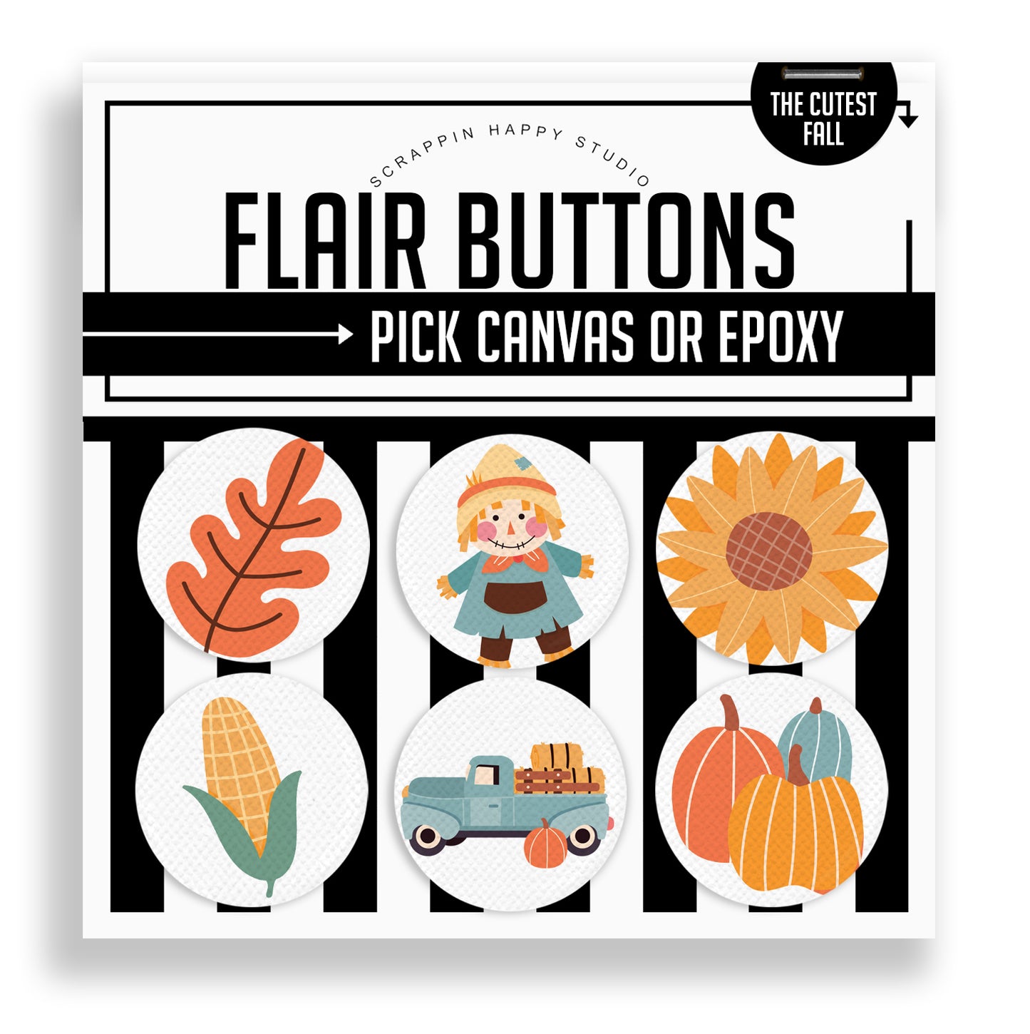 The Cutest Fall Flair Buttons