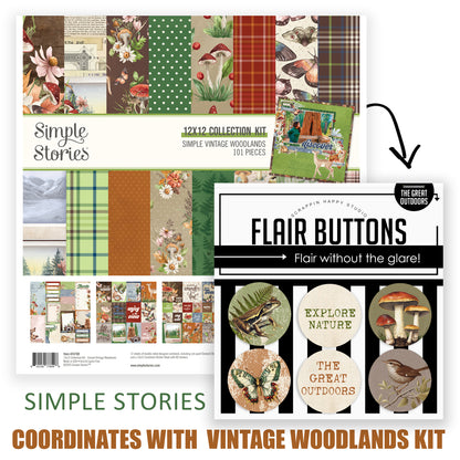 The Great Outdoors Flair Buttons