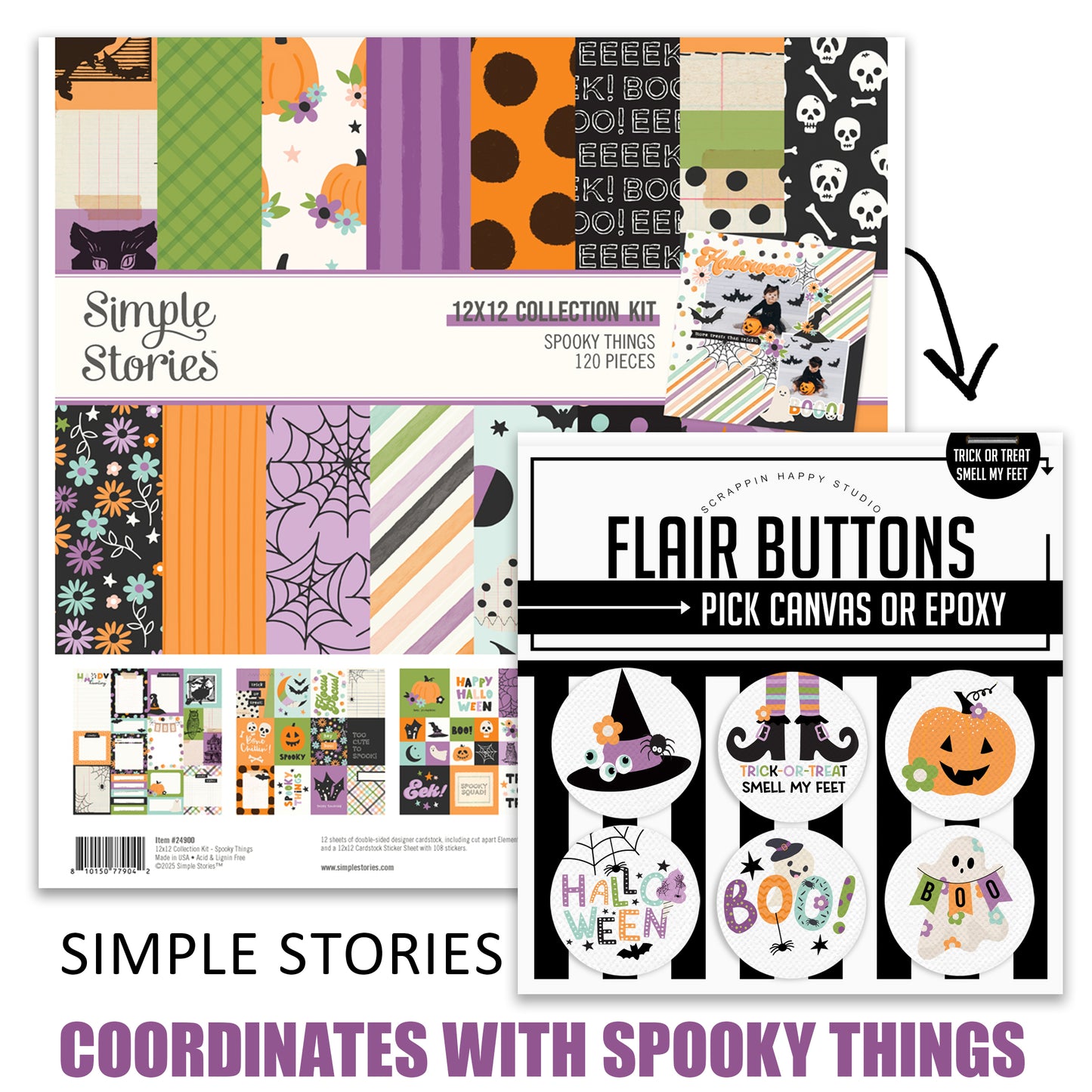 Trick Or Treat Smell My Feet Flair Buttons